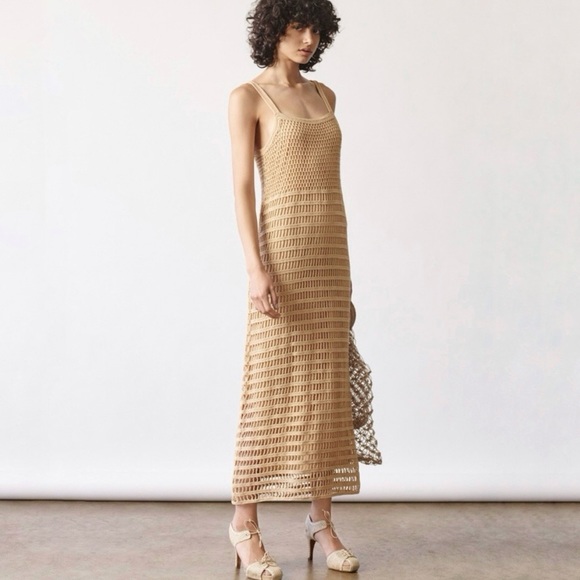 Elizabeth and James Dresses & Skirts - Elizabeth and James Edna Crochet Maxi Dress Size Large